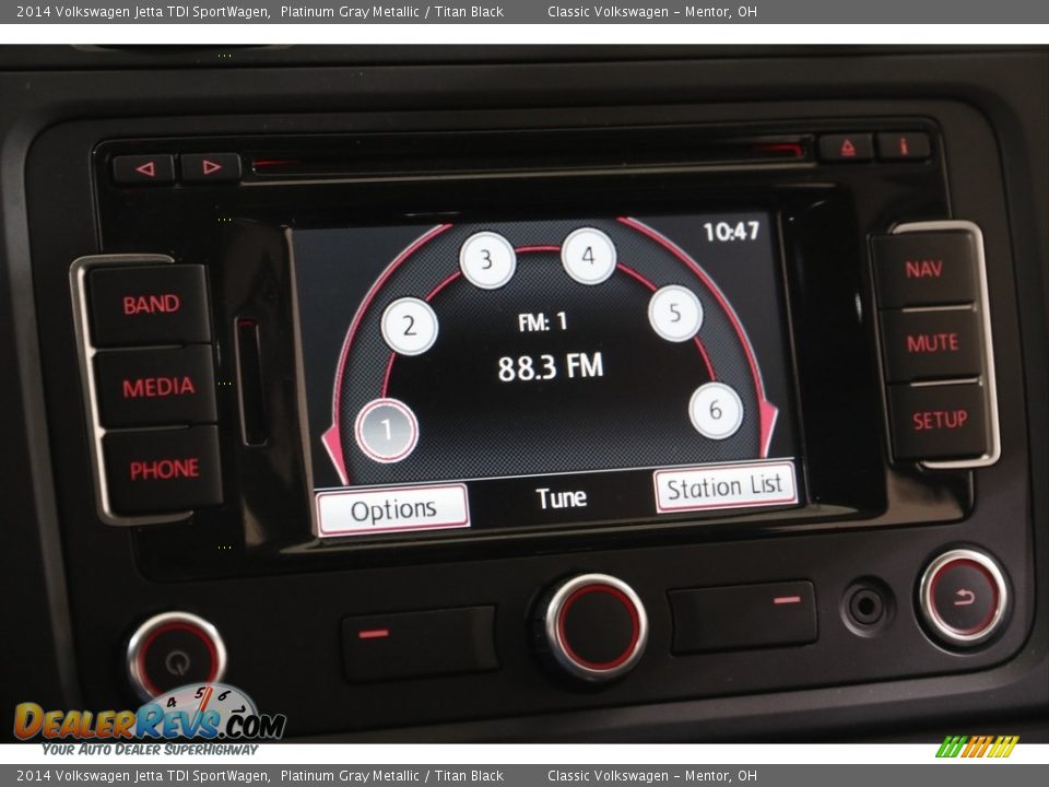 2014 Volkswagen Jetta TDI SportWagen Platinum Gray Metallic / Titan Black Photo #10