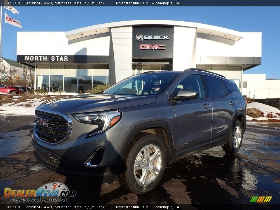 2020 GMC Terrain SLE AWD Satin Steel Metallic / Jet Black Photo #1