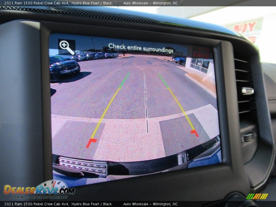 2021 Ram 1500 Rebel Crew Cab 4x4 Hydro Blue Pearl / Black Photo #18