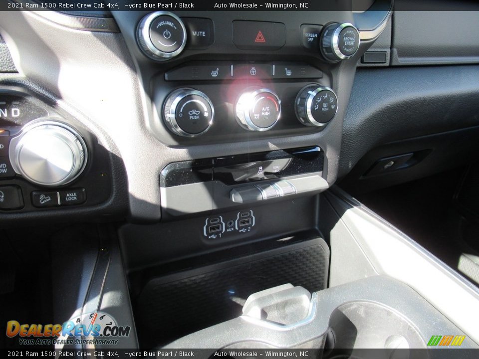 2021 Ram 1500 Rebel Crew Cab 4x4 Hydro Blue Pearl / Black Photo #19