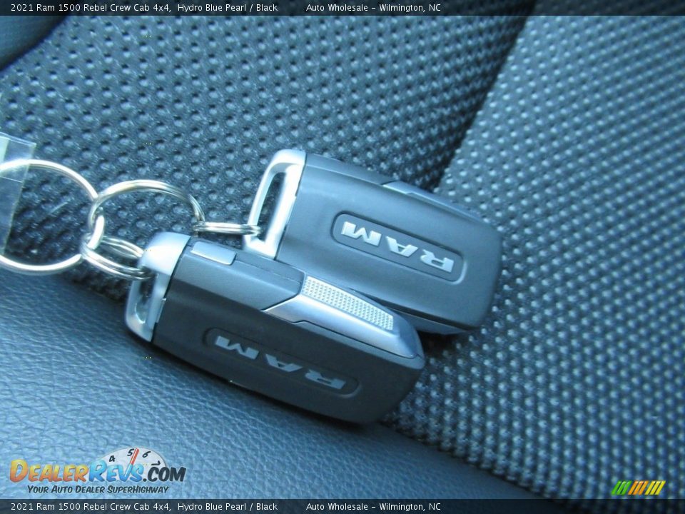 2021 Ram 1500 Rebel Crew Cab 4x4 Hydro Blue Pearl / Black Photo #20