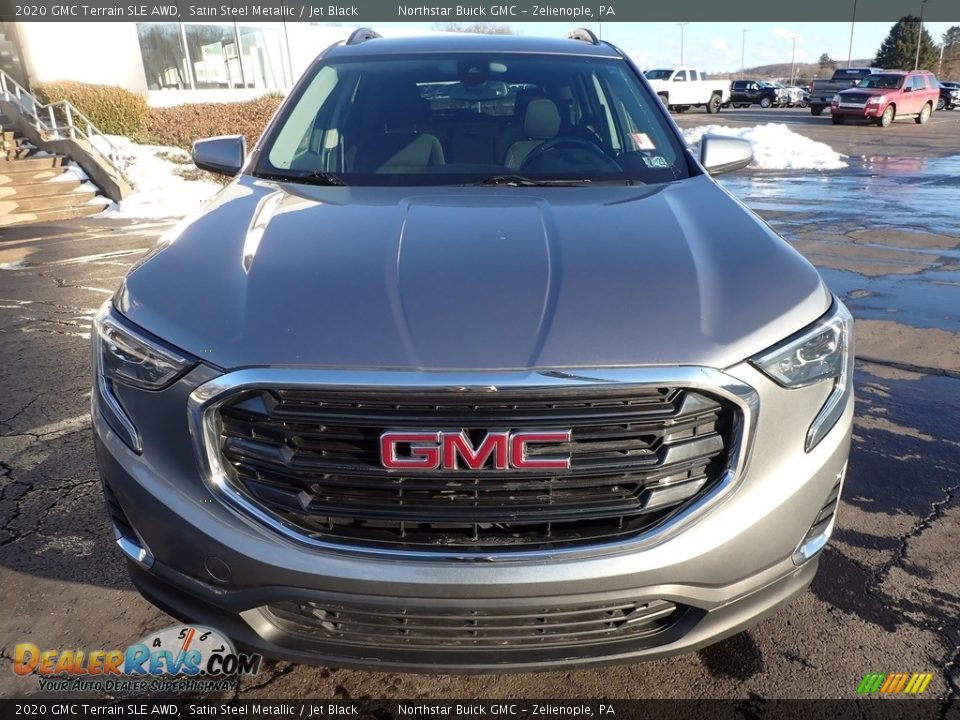 2020 GMC Terrain SLE AWD Satin Steel Metallic / Jet Black Photo #3