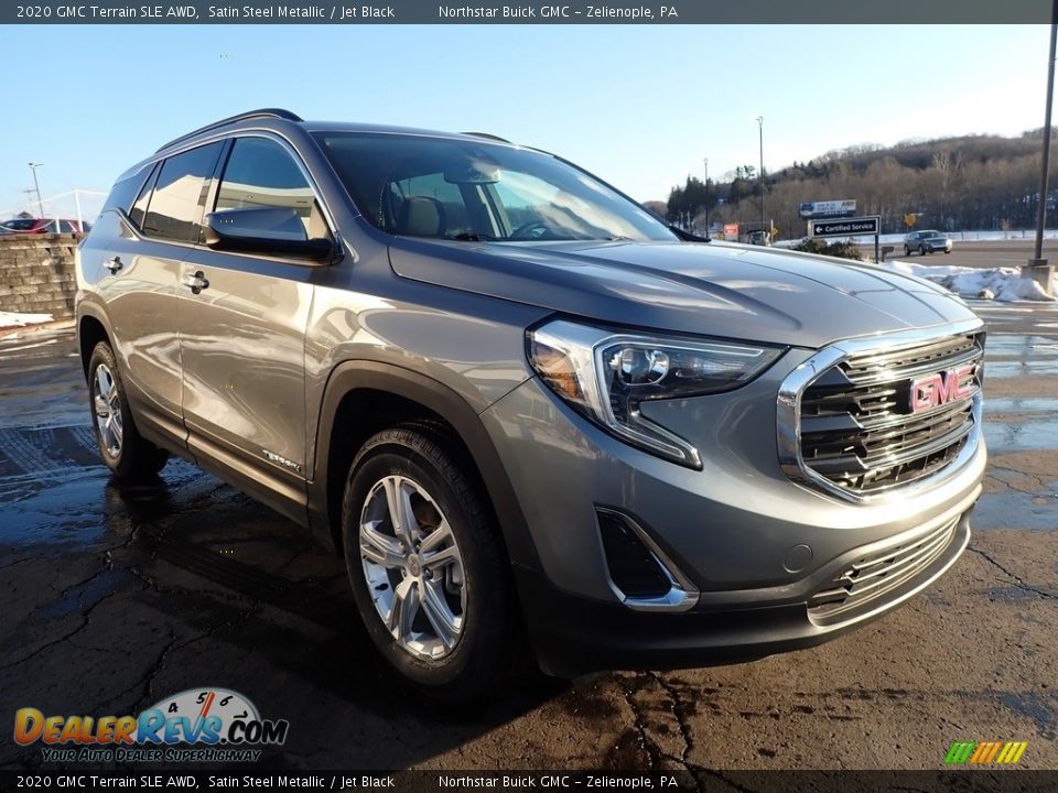 2020 GMC Terrain SLE AWD Satin Steel Metallic / Jet Black Photo #4