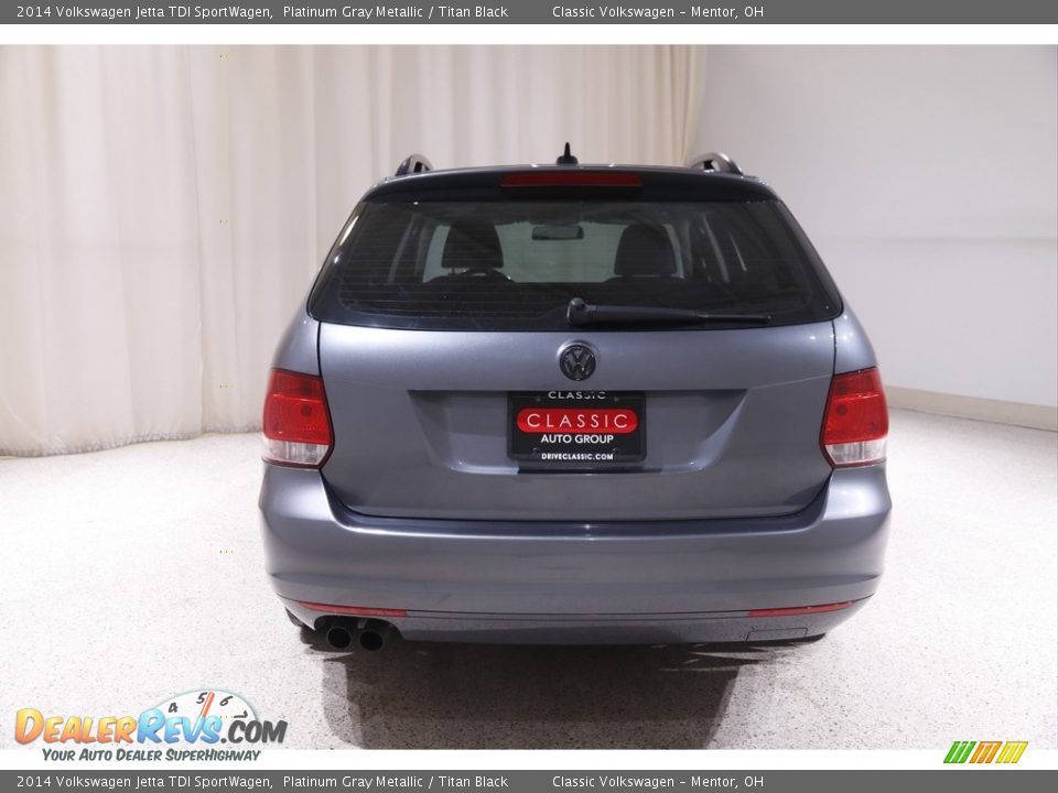 2014 Volkswagen Jetta TDI SportWagen Platinum Gray Metallic / Titan Black Photo #17