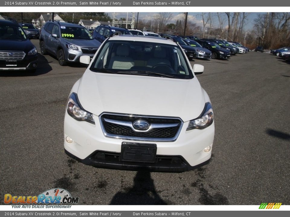 2014 Subaru XV Crosstrek 2.0i Premium Satin White Pearl / Ivory Photo #2