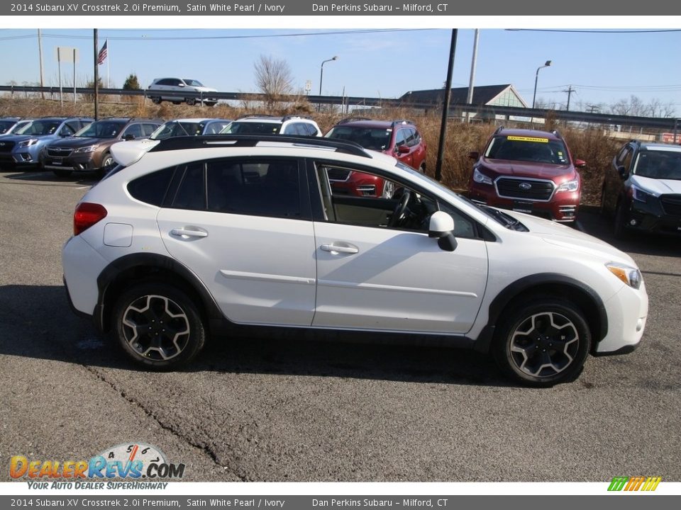 2014 Subaru XV Crosstrek 2.0i Premium Satin White Pearl / Ivory Photo #4