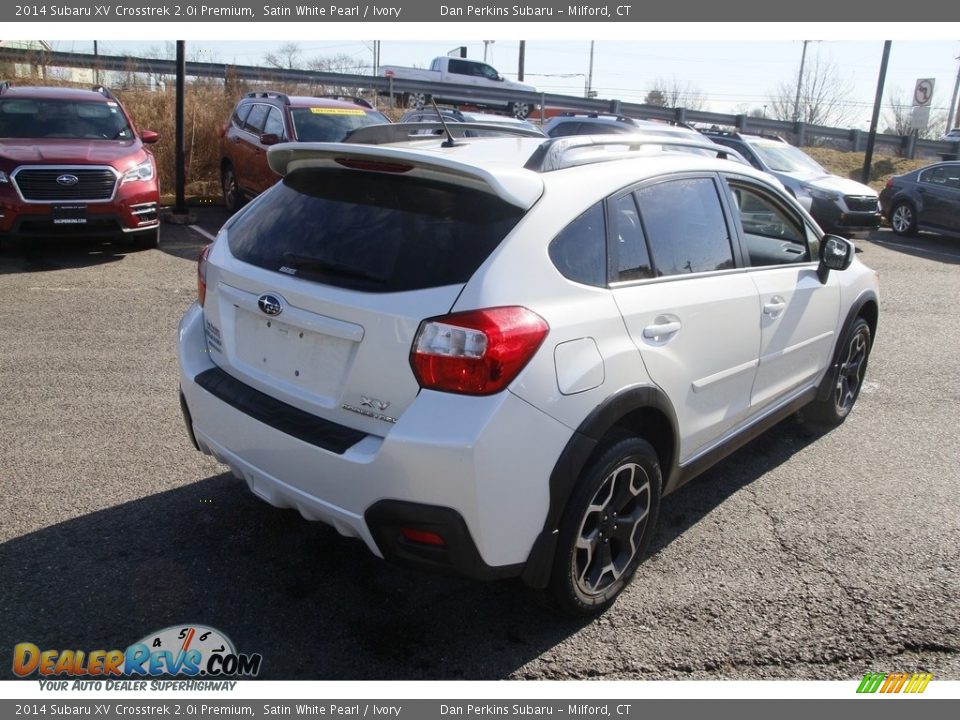 2014 Subaru XV Crosstrek 2.0i Premium Satin White Pearl / Ivory Photo #5