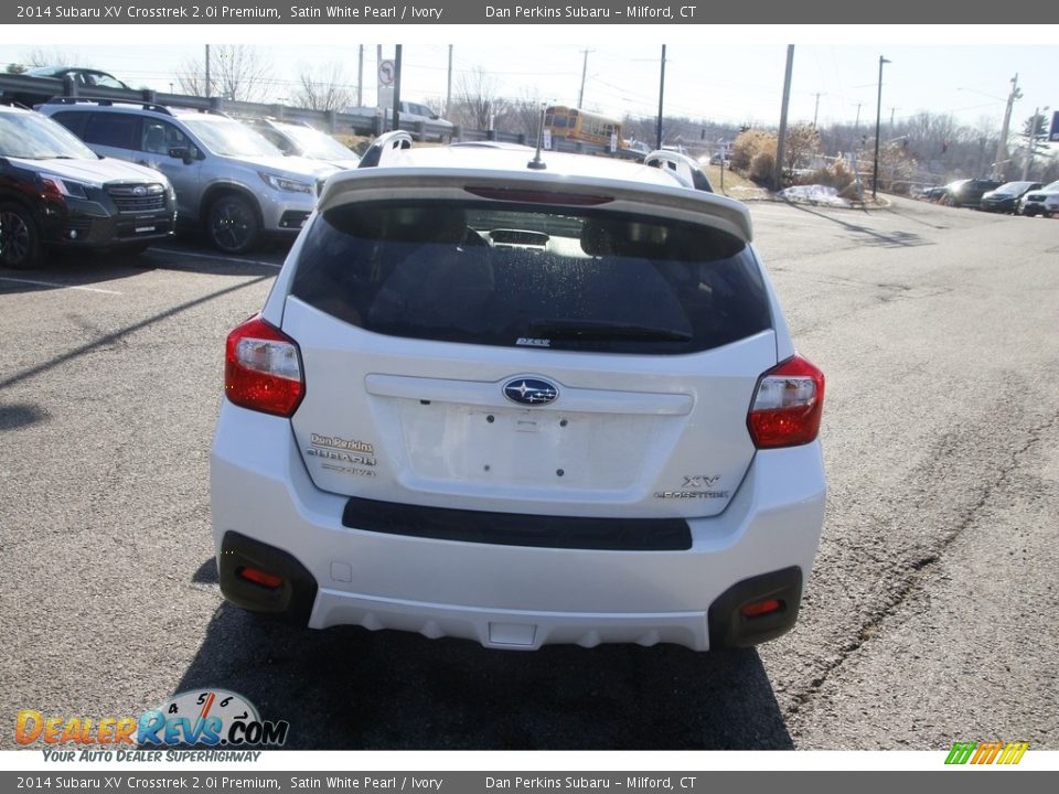 2014 Subaru XV Crosstrek 2.0i Premium Satin White Pearl / Ivory Photo #6