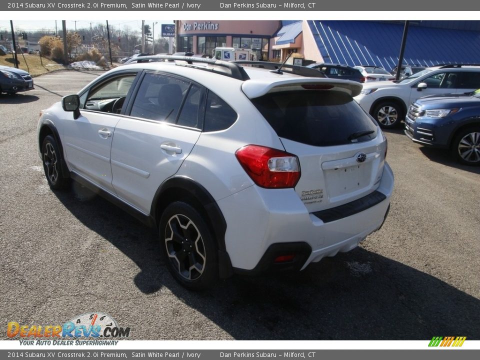 2014 Subaru XV Crosstrek 2.0i Premium Satin White Pearl / Ivory Photo #7