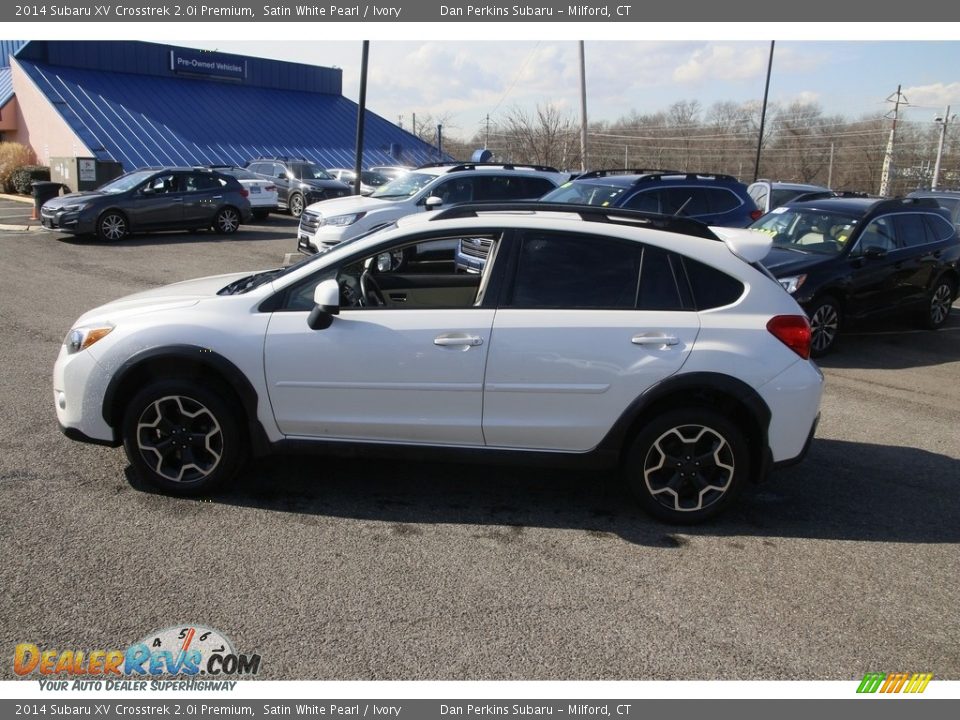 2014 Subaru XV Crosstrek 2.0i Premium Satin White Pearl / Ivory Photo #8