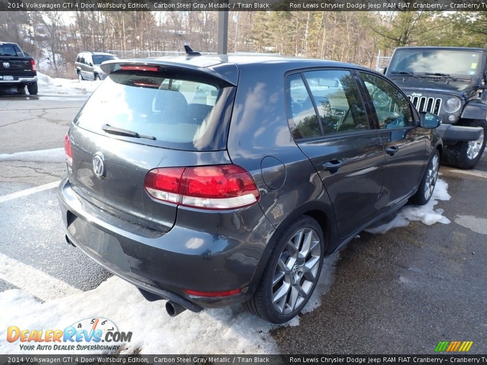 2014 Volkswagen GTI 4 Door Wolfsburg Edition Carbon Steel Gray Metallic / Titan Black Photo #4