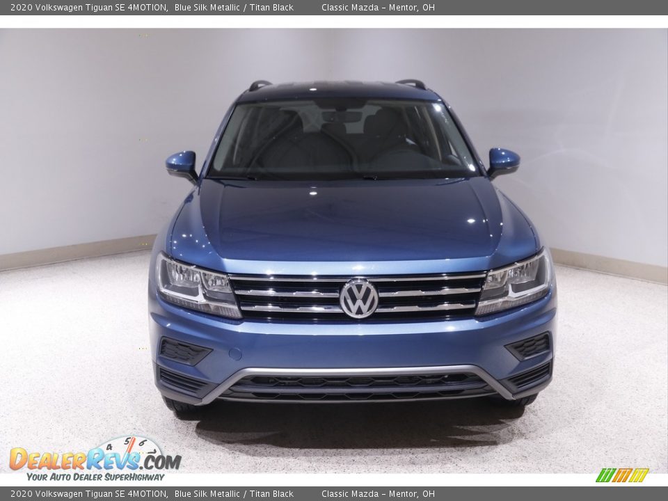 2020 Volkswagen Tiguan SE 4MOTION Blue Silk Metallic / Titan Black Photo #2