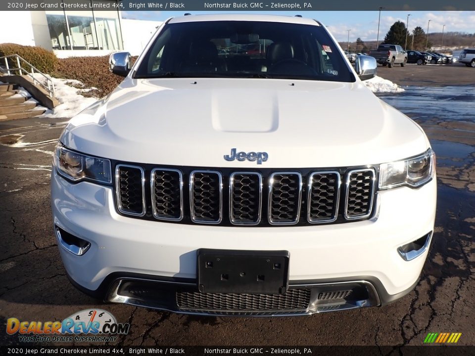 2020 Jeep Grand Cherokee Limited 4x4 Bright White / Black Photo #3