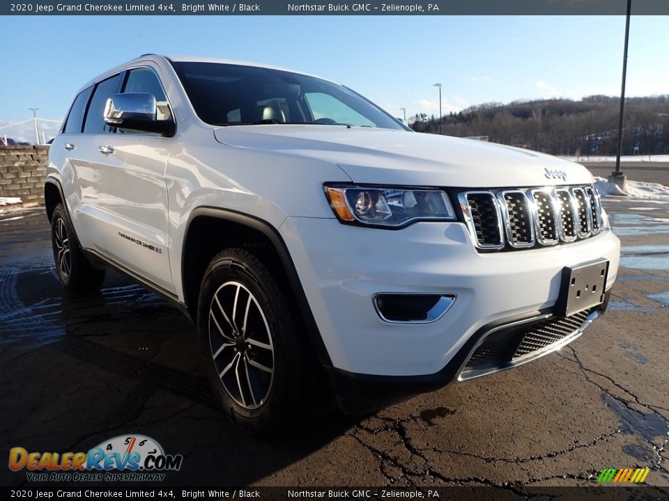 2020 Jeep Grand Cherokee Limited 4x4 Bright White / Black Photo #4