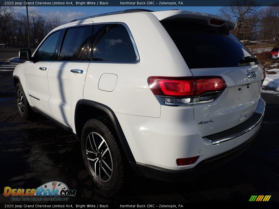 2020 Jeep Grand Cherokee Limited 4x4 Bright White / Black Photo #11