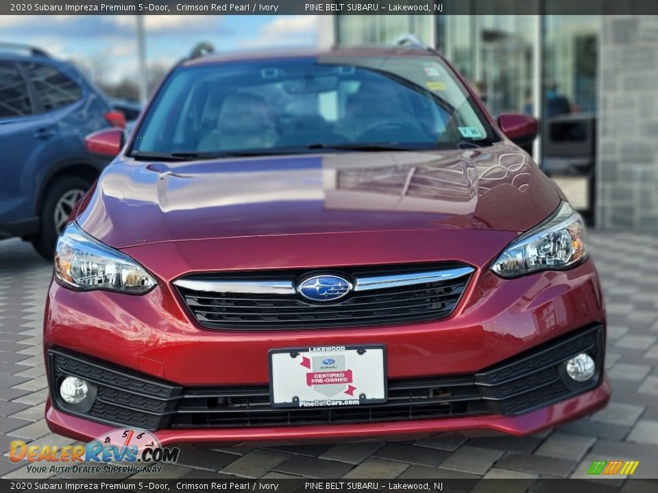 2020 Subaru Impreza Premium 5-Door Crimson Red Pearl / Ivory Photo #15