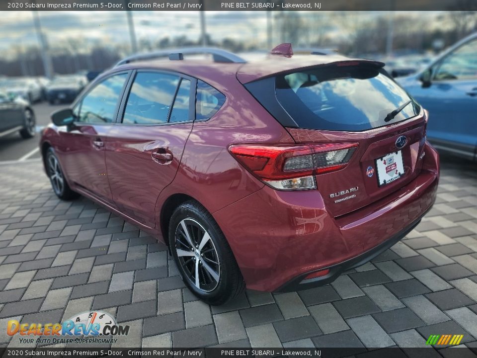 2020 Subaru Impreza Premium 5-Door Crimson Red Pearl / Ivory Photo #18