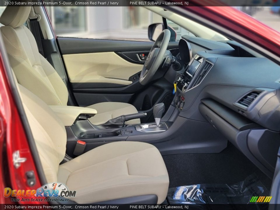 2020 Subaru Impreza Premium 5-Door Crimson Red Pearl / Ivory Photo #25