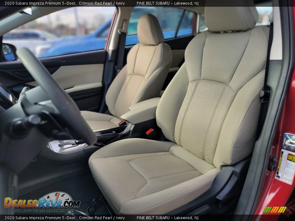 2020 Subaru Impreza Premium 5-Door Crimson Red Pearl / Ivory Photo #34