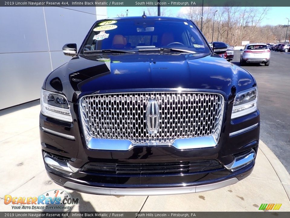 2019 Lincoln Navigator Reserve 4x4 Infinite Black Metallic / Russet Photo #9