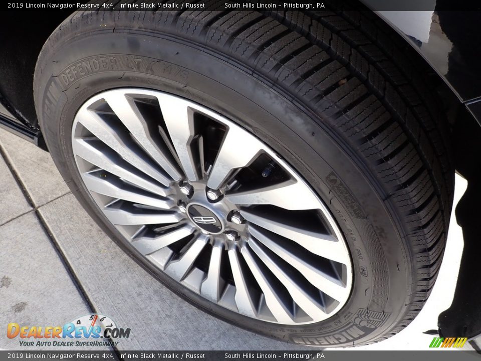 2019 Lincoln Navigator Reserve 4x4 Infinite Black Metallic / Russet Photo #10