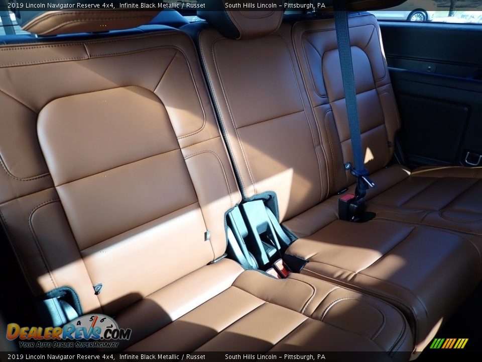 2019 Lincoln Navigator Reserve 4x4 Infinite Black Metallic / Russet Photo #15