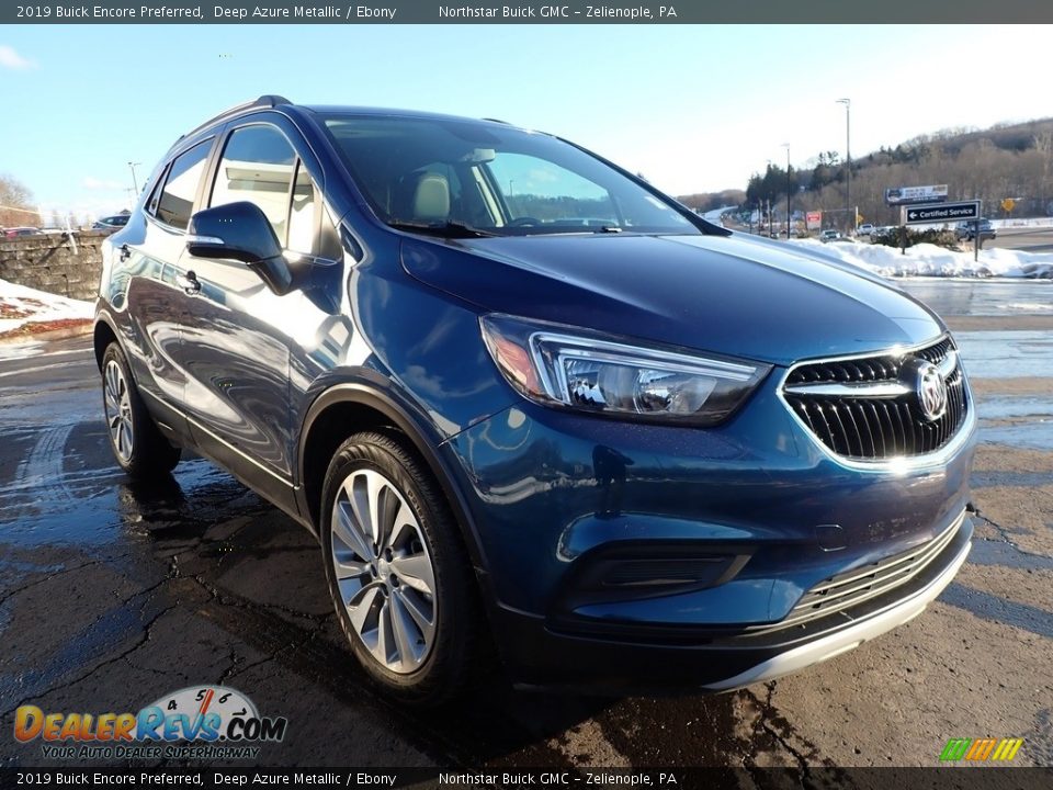 2019 Buick Encore Preferred Deep Azure Metallic / Ebony Photo #4