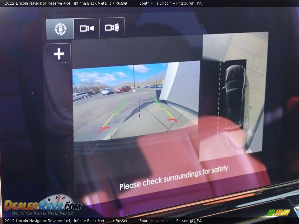 2019 Lincoln Navigator Reserve 4x4 Infinite Black Metallic / Russet Photo #25