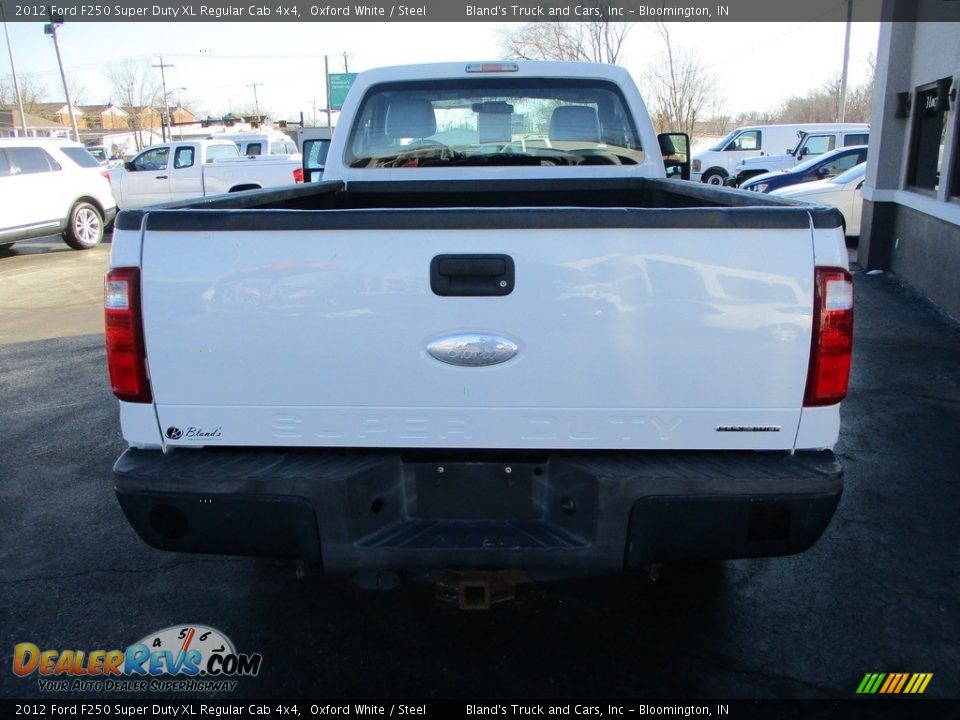 2012 Ford F250 Super Duty XL Regular Cab 4x4 Oxford White / Steel Photo #22