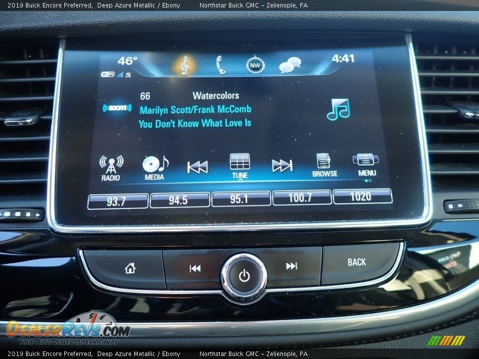 2019 Buick Encore Preferred Deep Azure Metallic / Ebony Photo #24