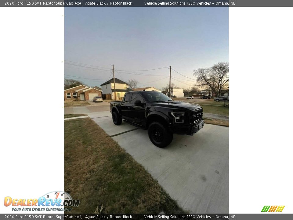 2020 Ford F150 SVT Raptor SuperCab 4x4 Agate Black / Raptor Black Photo #1