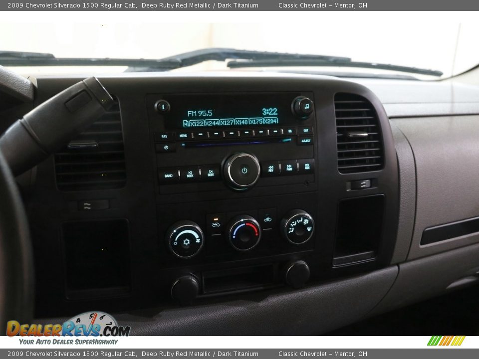 2009 Chevrolet Silverado 1500 Regular Cab Deep Ruby Red Metallic / Dark Titanium Photo #9