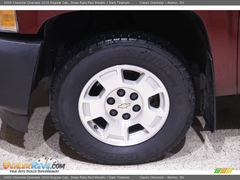 2009 Chevrolet Silverado 1500 Regular Cab Deep Ruby Red Metallic / Dark Titanium Photo #13