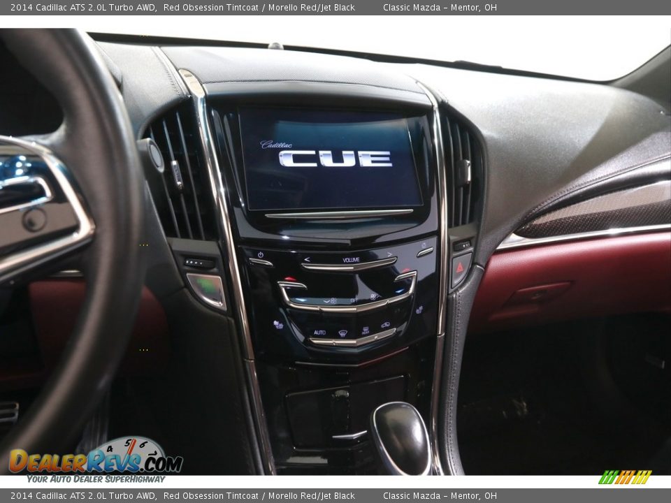 2014 Cadillac ATS 2.0L Turbo AWD Red Obsession Tintcoat / Morello Red/Jet Black Photo #9
