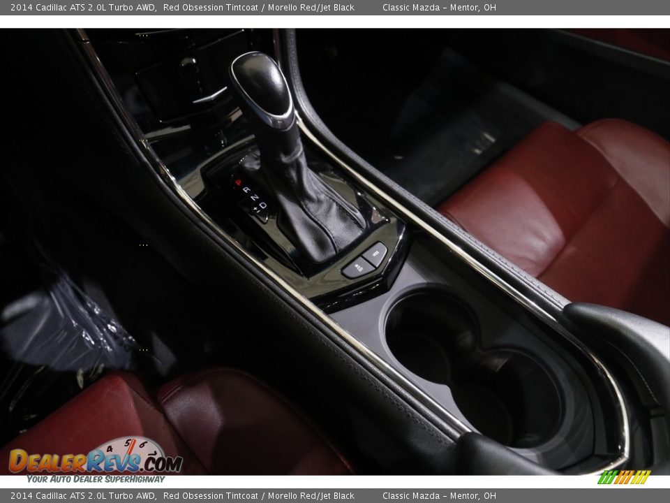 2014 Cadillac ATS 2.0L Turbo AWD Red Obsession Tintcoat / Morello Red/Jet Black Photo #14