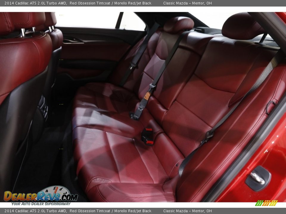 2014 Cadillac ATS 2.0L Turbo AWD Red Obsession Tintcoat / Morello Red/Jet Black Photo #17