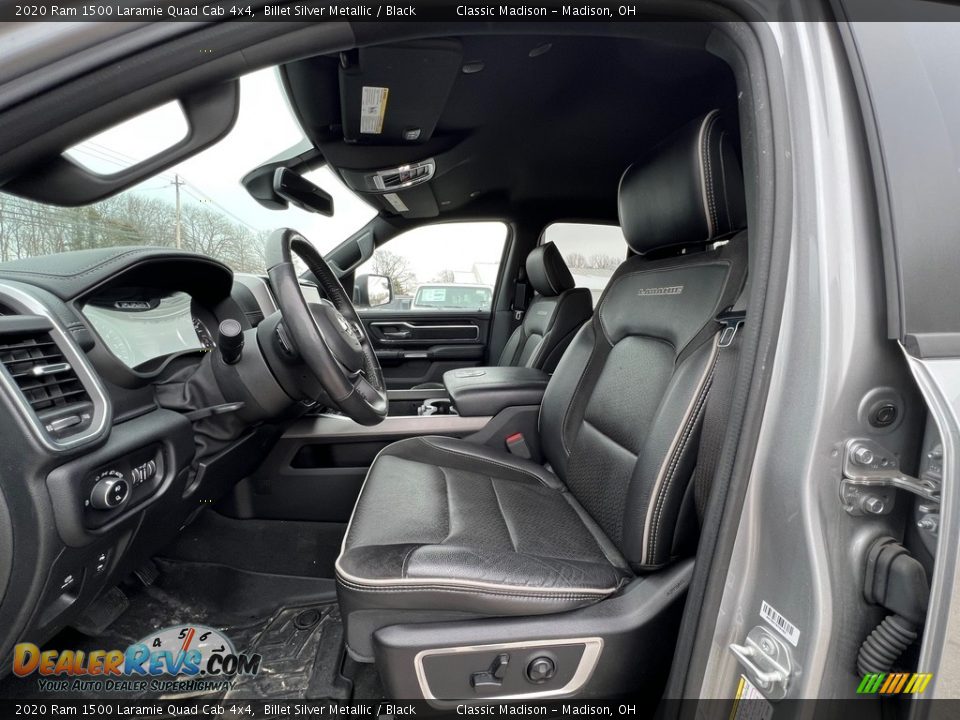 2020 Ram 1500 Laramie Quad Cab 4x4 Billet Silver Metallic / Black Photo #3