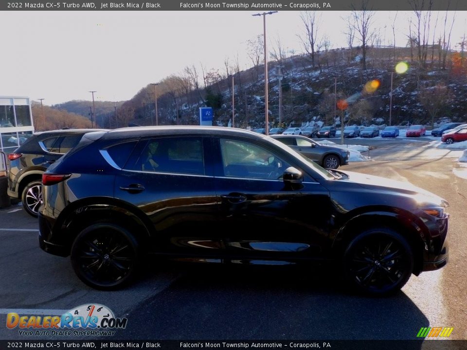 2022 Mazda CX-5 Turbo AWD Jet Black Mica / Black Photo #1