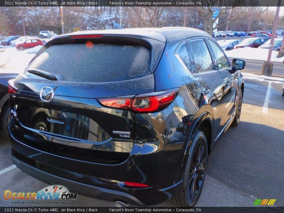 2022 Mazda CX-5 Turbo AWD Jet Black Mica / Black Photo #2