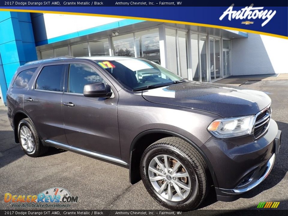 2017 Dodge Durango SXT AWD Granite Metallic / Black Photo #1