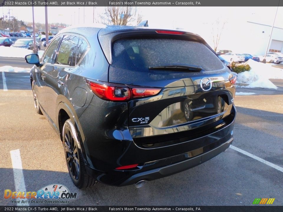 2022 Mazda CX-5 Turbo AWD Jet Black Mica / Black Photo #4