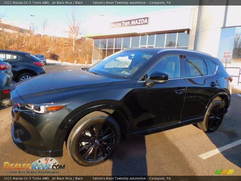 2022 Mazda CX-5 Turbo AWD Jet Black Mica / Black Photo #5