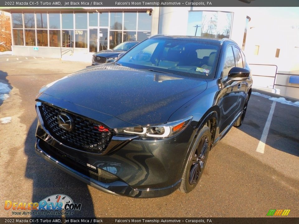 2022 Mazda CX-5 Turbo AWD Jet Black Mica / Black Photo #6