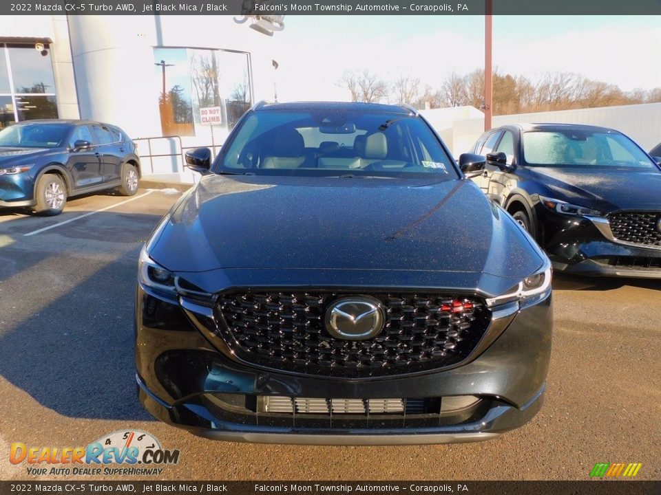 2022 Mazda CX-5 Turbo AWD Jet Black Mica / Black Photo #7