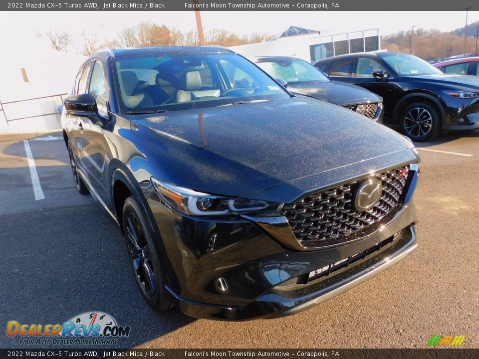 2022 Mazda CX-5 Turbo AWD Jet Black Mica / Black Photo #8