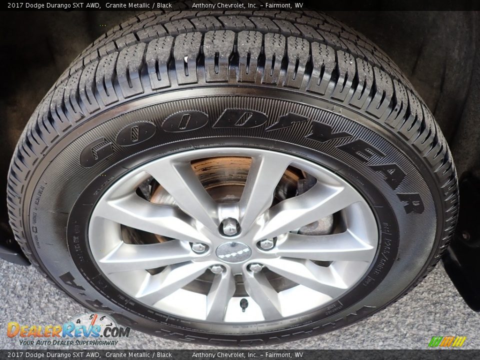 2017 Dodge Durango SXT AWD Granite Metallic / Black Photo #10