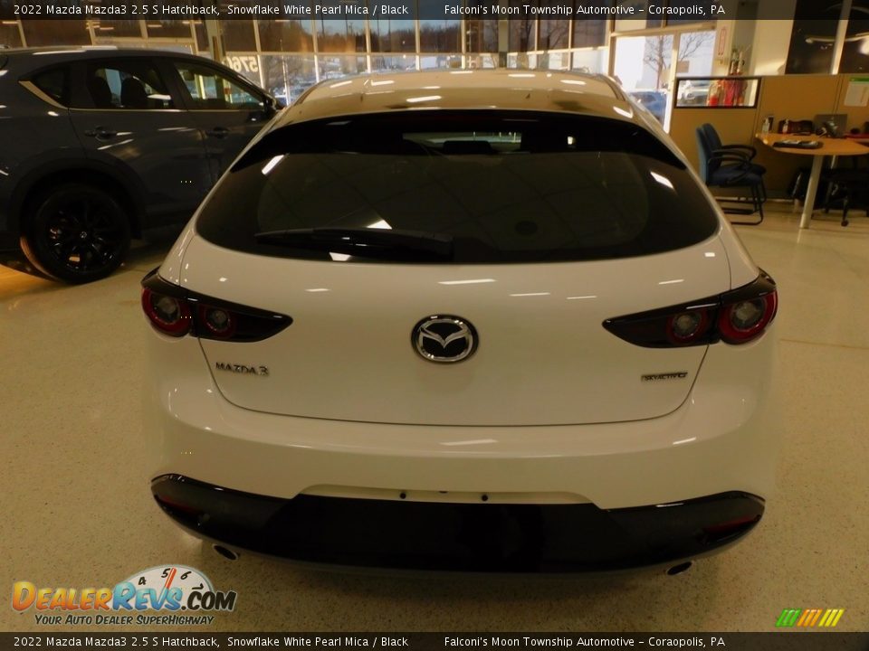 2022 Mazda Mazda3 2.5 S Hatchback Snowflake White Pearl Mica / Black Photo #3