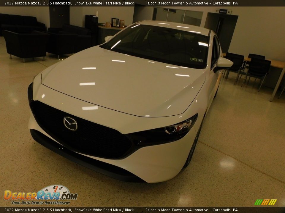 2022 Mazda Mazda3 2.5 S Hatchback Snowflake White Pearl Mica / Black Photo #7