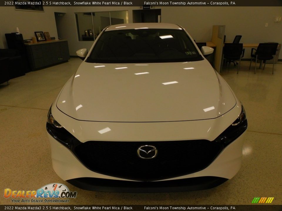 2022 Mazda Mazda3 2.5 S Hatchback Snowflake White Pearl Mica / Black Photo #8