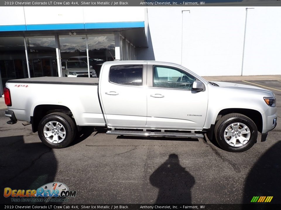 2019 Chevrolet Colorado LT Crew Cab 4x4 Silver Ice Metallic / Jet Black Photo #2